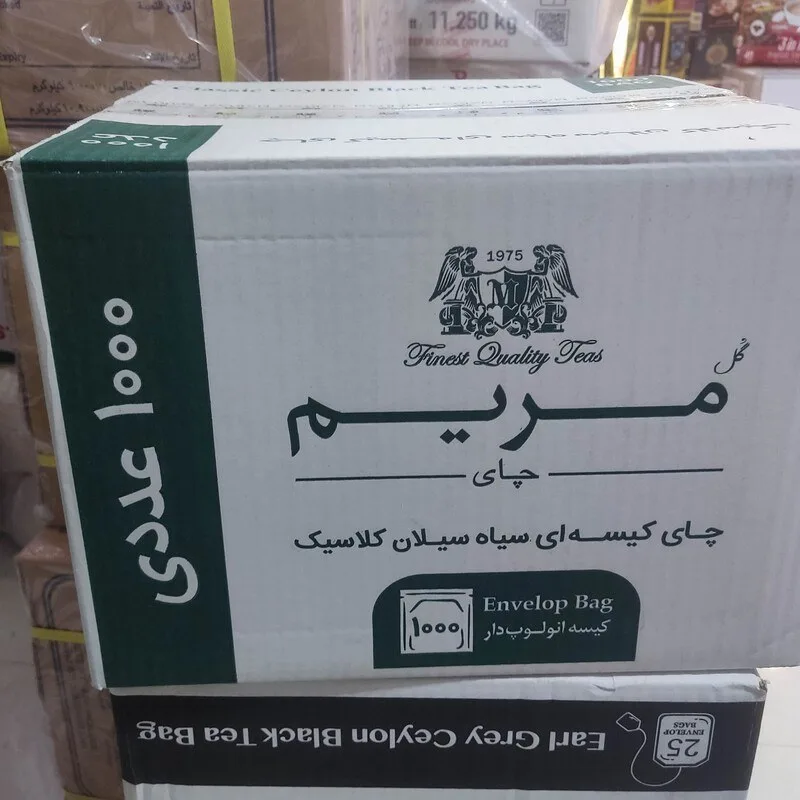 چای کیسه ای ۱۰۰۰ عددی ساده-مریم